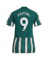 Manchester United Anthony Martial #9 Vieraspaita Naisten 2023-24 Lyhythihainen